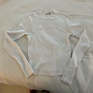 Women's Cream Long Sleeve Top